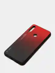 Багровый градиентный чехол из закалённого стекла для моделей Honor, Huawei