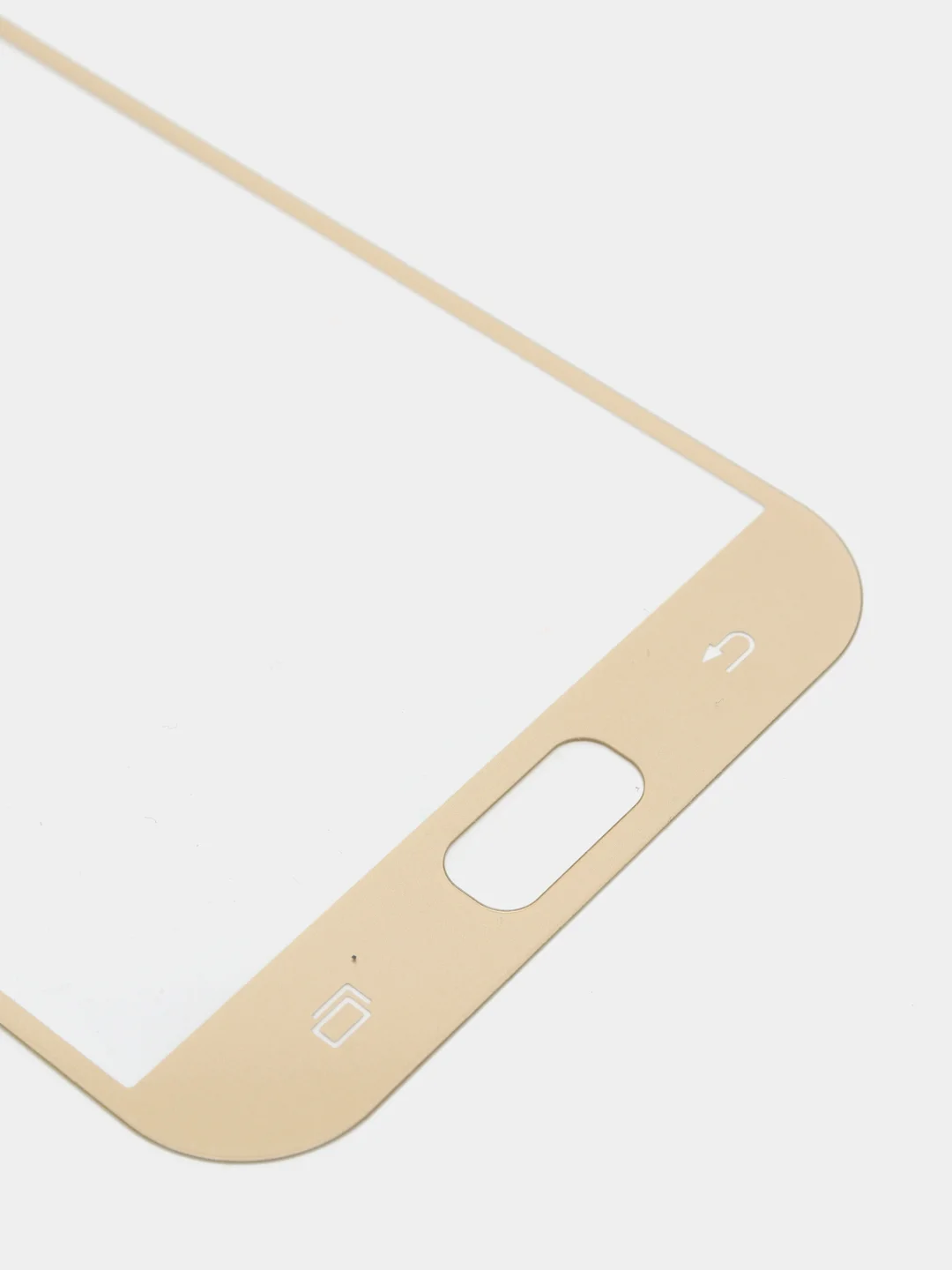 Золотой защитное стекло Samsung A7 2017