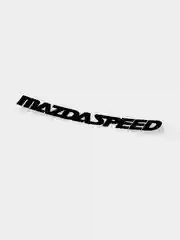 Черный mazda Speed стикер на машину мазда переливающий, наклейка переливается