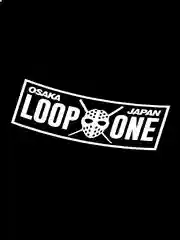 Белый белый и переливающийся стикер LOOP ONE JAPAN OSAKA JDM