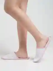Розовый одноразовые тапочки (гостиничные)