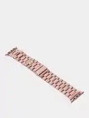 Розовый ремешок для смарт-часов Apple Watch, стальной, 38-44 мм