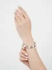 Белый браслет на руку, жемчуг