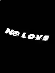 Белый no LOVE - наклейка на авто - белый и переливающийся стикер