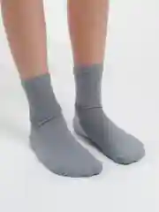 Угольный носки детские, без рисунка, унисекс, 2 пары