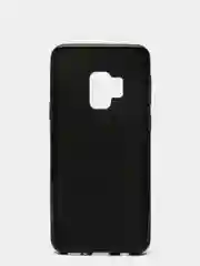 Черный samsung Galaxy S9, Самсунг Галакси С9, чехол силиконовый с глянцевым ободком
