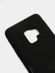 Черный samsung Galaxy S9, Самсунг Галакси С9, чехол силиконовый с глянцевым ободком
