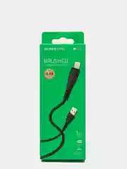 Черный usb кабель Borofone BX 37 fast charge 2.4 A