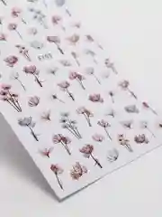 Серебряный наклейки для ногтей
