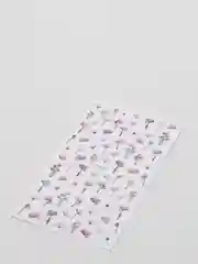 Серебряный наклейки для ногтей