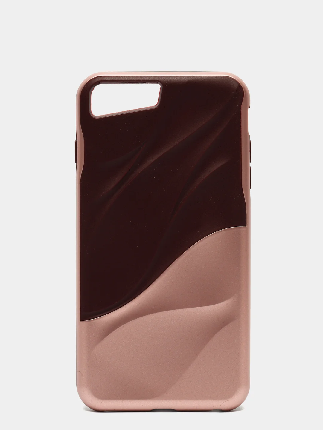 Розовый iphone 7/8/SE 2020, 7 Plus/8 Plus, 6/6s, 6 Plus/6s Plus чехол силиконовый с рельефом