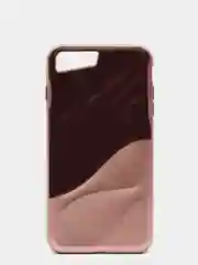 Розовый iphone 7/8/SE 2020, 7 Plus/8 Plus, 6/6s, 6 Plus/6s Plus чехол силиконовый с рельефом