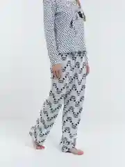 Серебряный пижама женская серая, Modelini
