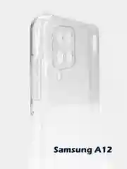Шоколадный чехол Samsung Galaxy A12 / M52 / S22 / M12 прозрачный силиконовый с защитой камеры