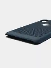 Синий iphone  X / XS чехол пластиковый с перфорацией
