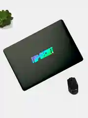 Ледяной наклейка на авто TOP SECRET совершенно секретно белый и перевающаяся голография
