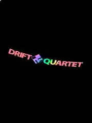 Ледяной наклейка на авто DRIFT QUARTET (2 цвета) белый и перевающаяся голография