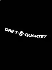 Белый наклейка на авто DRIFT QUARTET (2 цвета) белый и перевающаяся голография