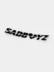 Черный sadboys JDM - наклейка на авто