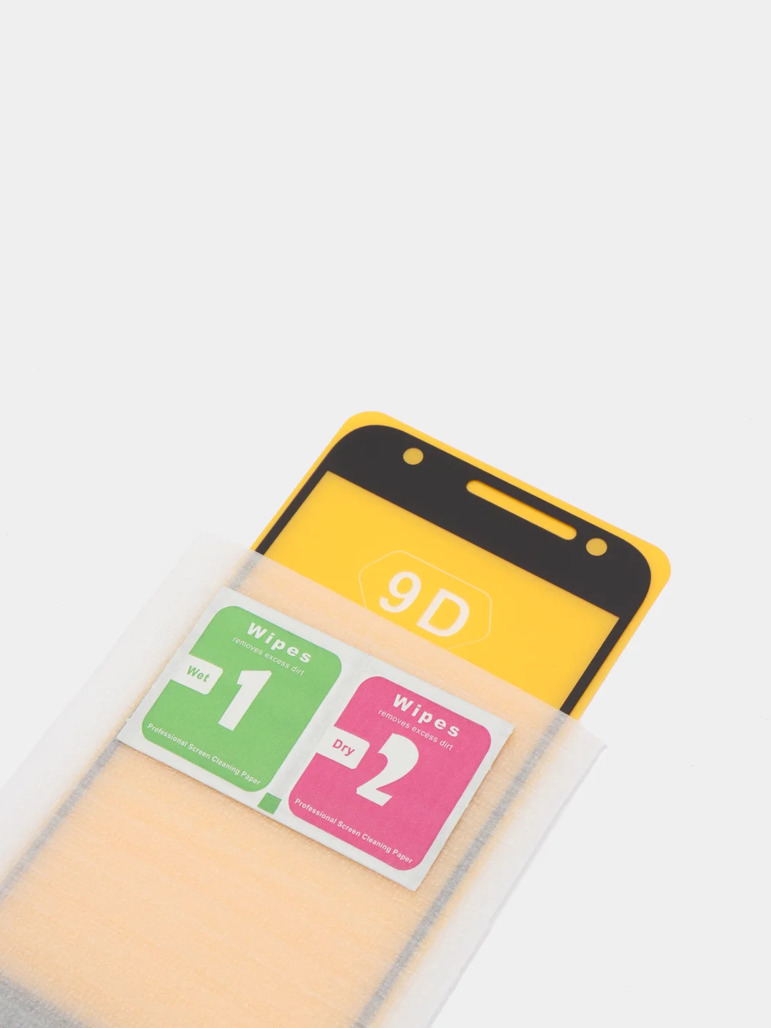 Защитное стекло Samsung J330  черная рамка