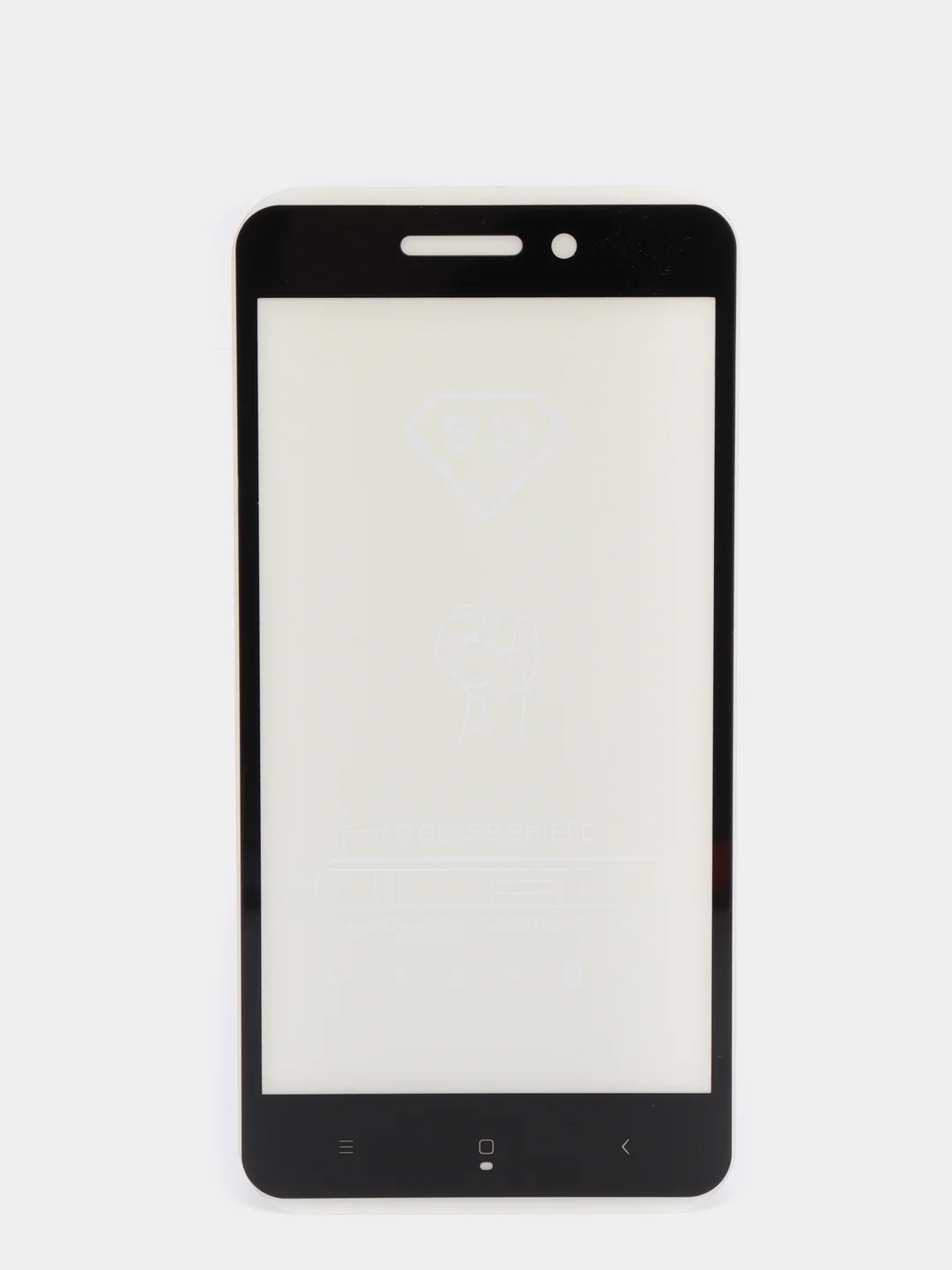 Черный защитное стекло 10D GLASS PREMIUM для Xiaomi Redmi 5, Redmi 5a, Redmi 4a, Redmi 6 pro