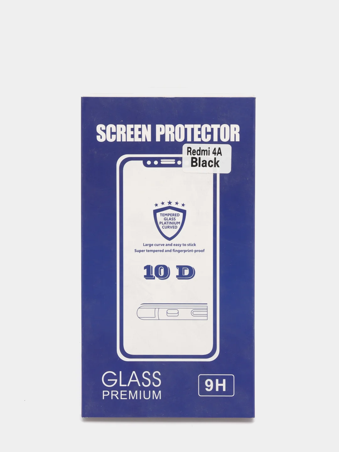 Черный защитное стекло 10D GLASS PREMIUM для Xiaomi Redmi 5, Redmi 5a, Redmi 4a, Redmi 6 pro