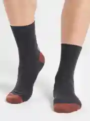Угольный носки мужские, высокие, с абстрактным рисунком