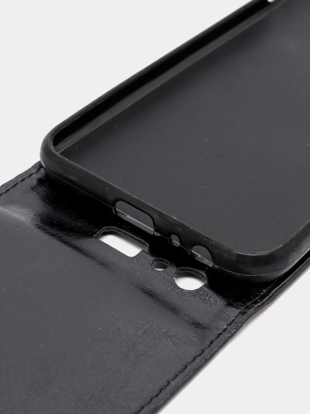Черный чехол флип для SAMSUNG J6 PLUS