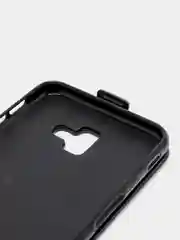 Черный чехол флип для SAMSUNG J6 PLUS