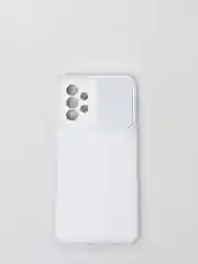 Белый чехол с защитой камеры раздвижное окно Samsung A52