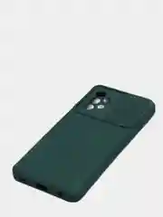 Зеленый чехол с защитой камеры раздвижное окно Samsung A52