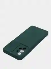 Зеленый чехол с защитой камеры раздвижное окно Samsung A52