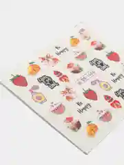 Коричневый летние слайдеры для ногтей
