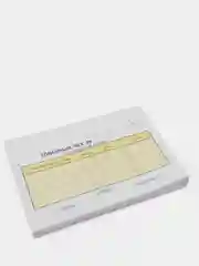 Бланк самокопирующийся Товарный чек OfficeSpace, А6, 2-слойный, 50 экз., цветной