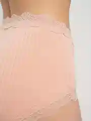 Коралловый меланж женские хлопковые трусы слипы