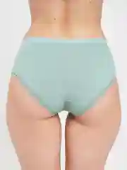 Мятный женские хлопковые трусы слипы