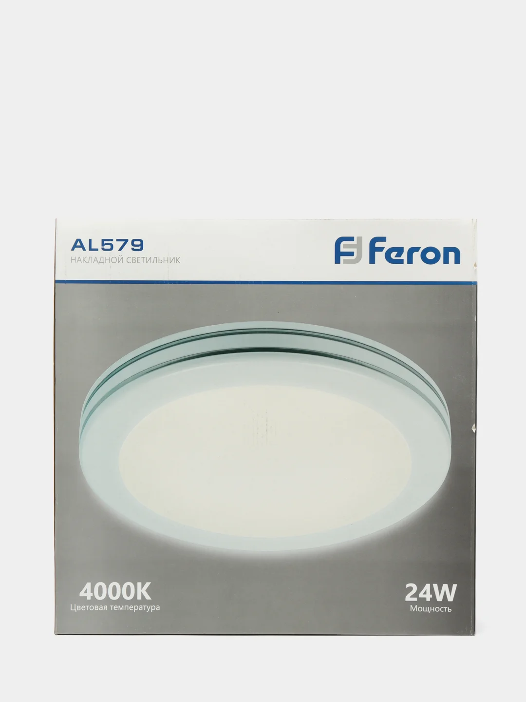 Светодиодный светильник накладной Feron AL579 28780 тарелка 24W 4000K белый