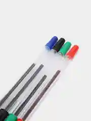 Набор ручек шариковых "Офис", узел 0.7-1.0 мм, 4 цвета