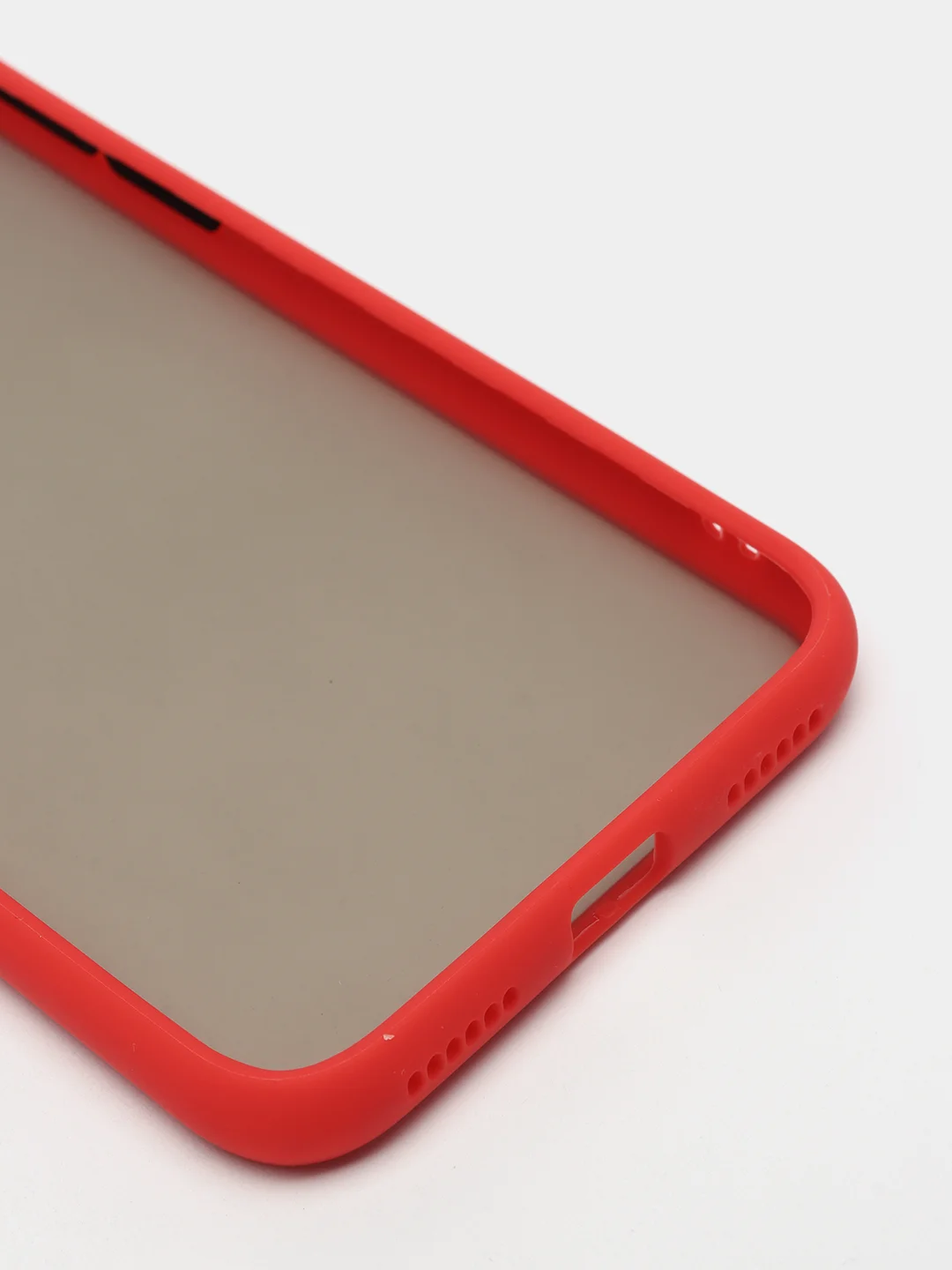 Красный чехол для Honor 8A / 8A Prime / Huawei Y6 2019 / Y6 Prime 2019 / Y6s матовый пластиковый
