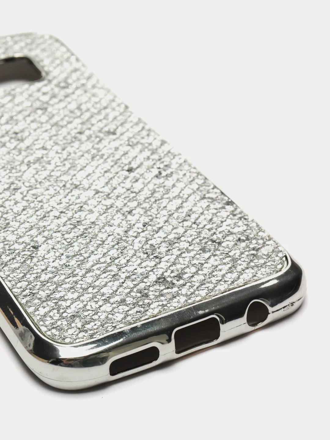 Серебряный чехол  SAMSUNG S7 EDGE