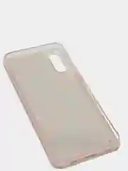 Кораллово-розовый чехол "Переливашка" для SAMSUNG A02, с жидкими блёсточками