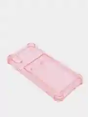 Розовый противоудар чехол карта iPhone 7 8 Plus, SE2, X, XS, XR, 11 Pro Max, 12 Mini, 12 Pro Max