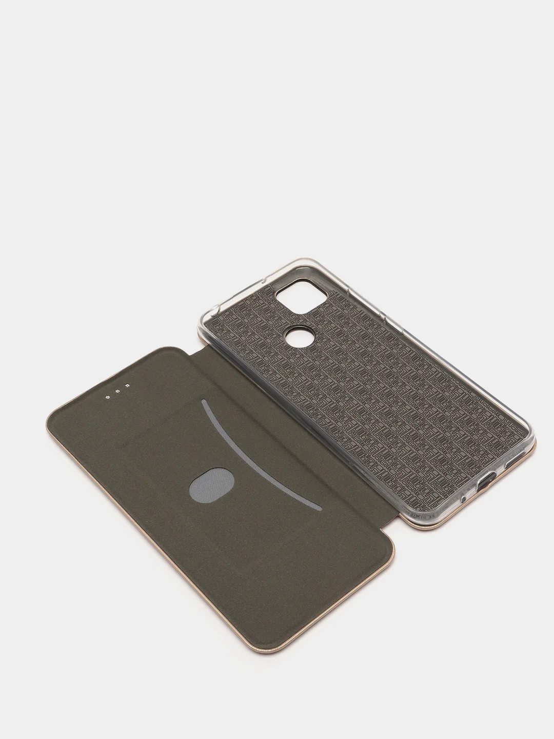 Золотой чехол книжка Xiaomi Redmi 9C, Redmi 9C NFC, Redmi 10A, Poco C3 с функцией подставки