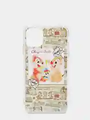 Бежевый чехол "Мышка Акварель" для iPhone 11, 12/12 Pro