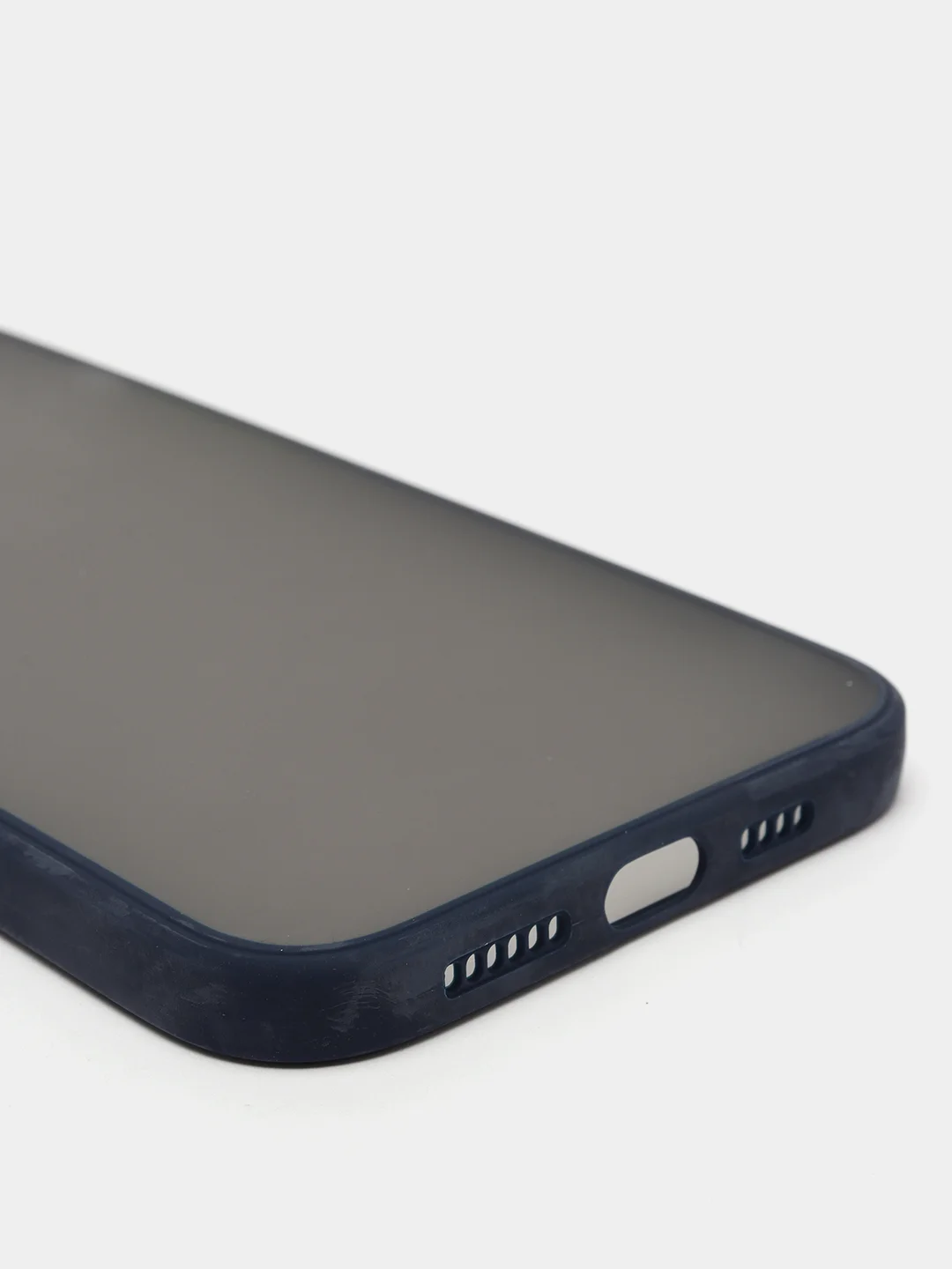 Синий меланж чехол для Apple iPhone 12 / Iphone 12 pro / айфон 12 про