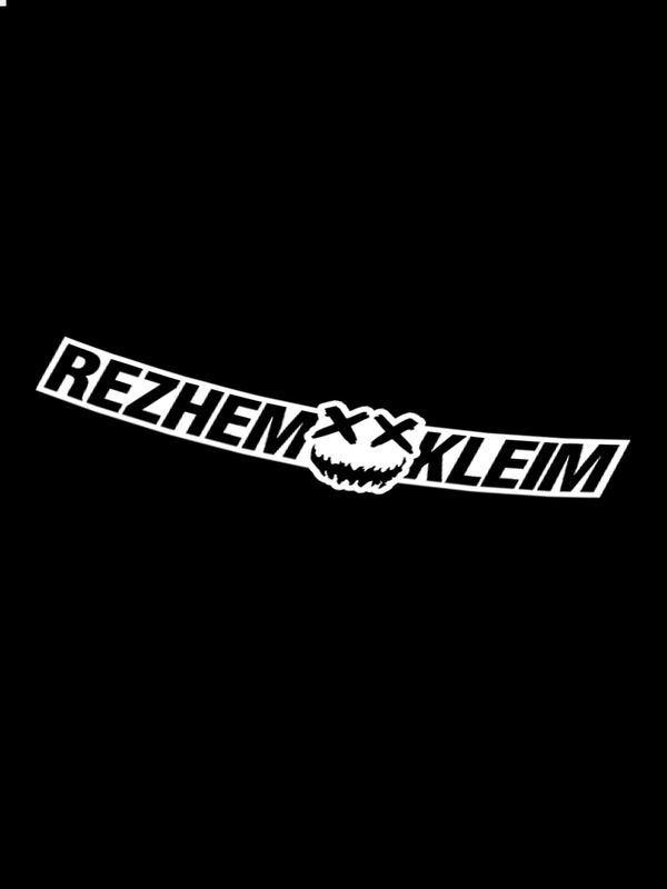 Переливающаяся наклейка на стекло машины REZHEM KLEIM