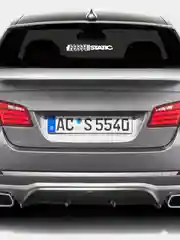 Белый static - наклейка на авто - белый и переливающийся стикер