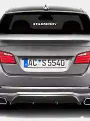Белый stilebeishy - наклейка на авто - белый и переливающийся стикер