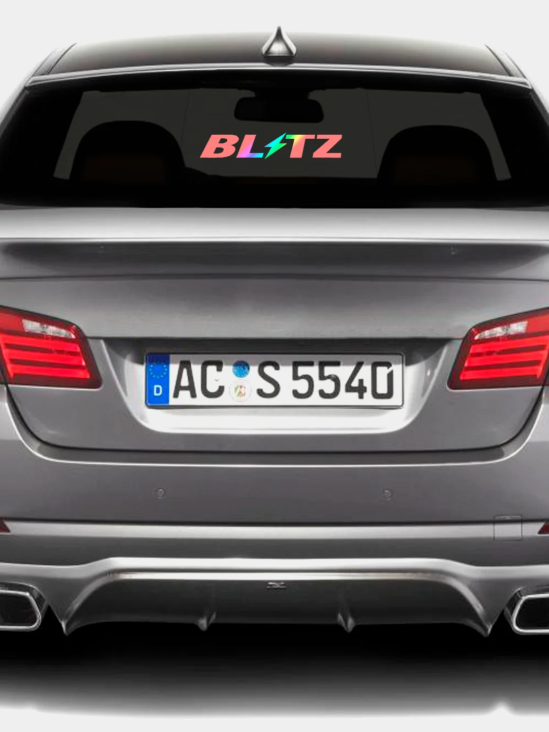 Ледяной наклейка на авто BLITZ (2 цвета) белый и перевающаяся голография