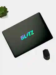 Ледяной наклейка на авто BLITZ (2 цвета) белый и перевающаяся голография